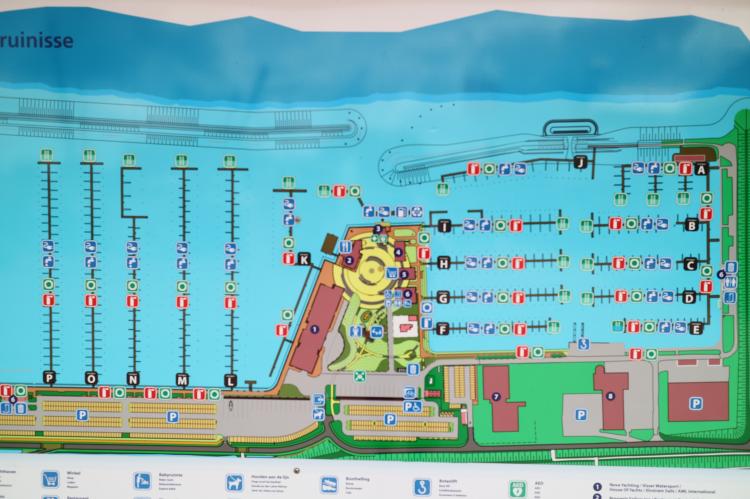 Hafenplan Jachthaven Bruinisse