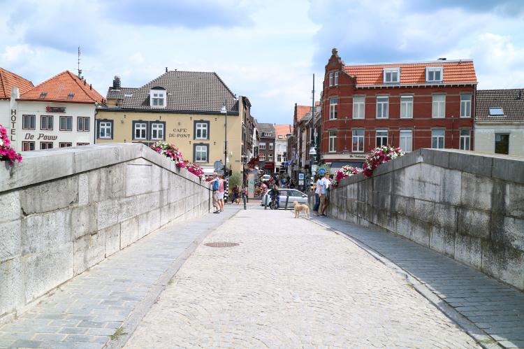 Fußgängerbrücke über die Rur in Roermond