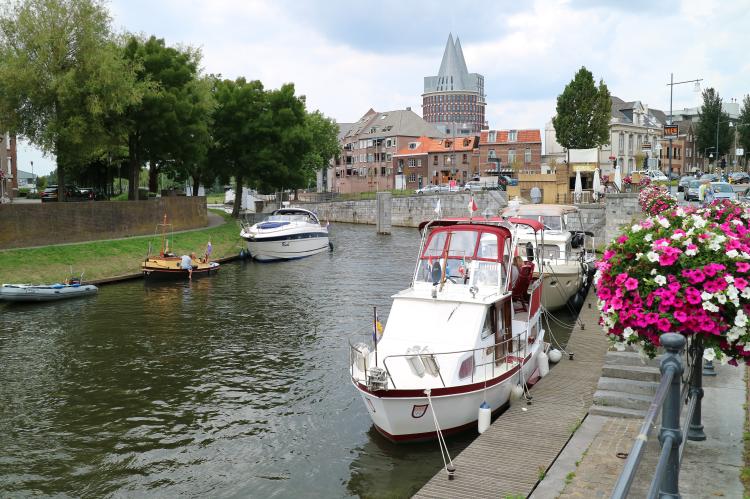 Die Rur mündet in Roermond