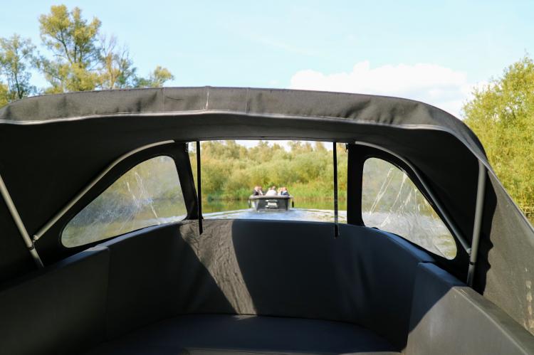 Mit der Sloep durch den Biesbosch