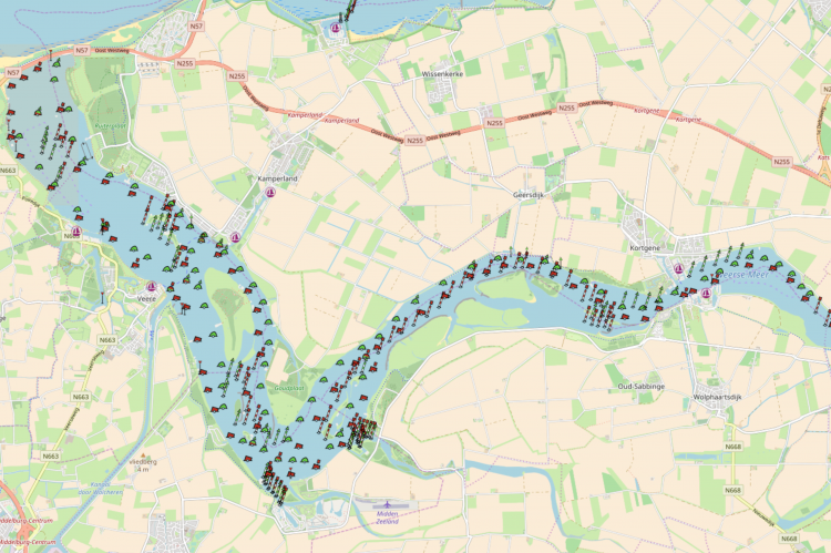 OpenSeaMap Veerse Meer