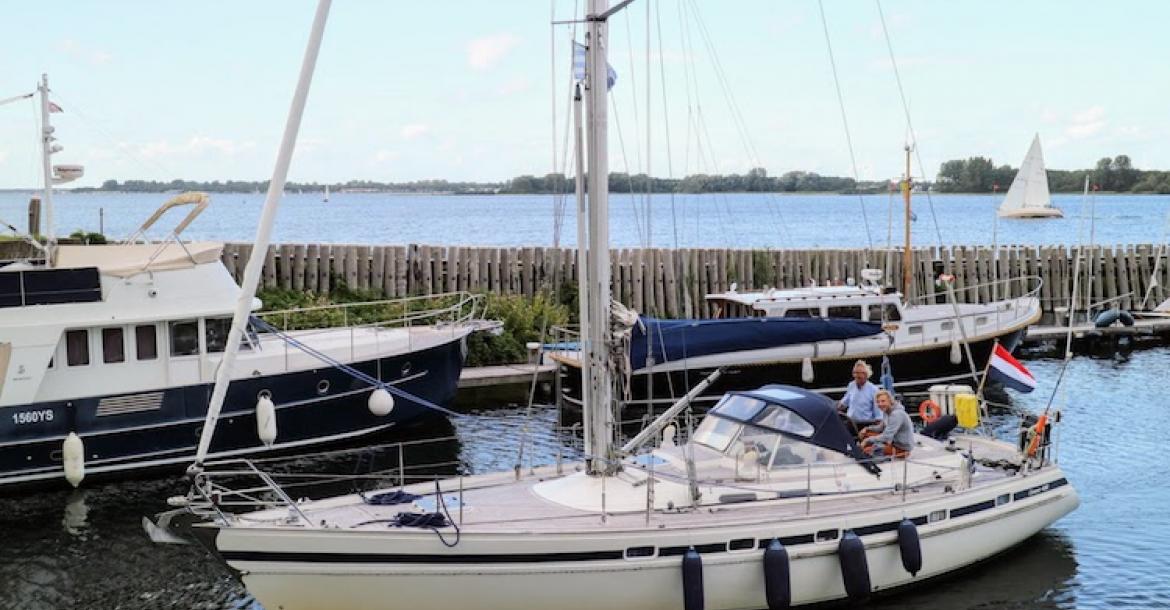 Hafenausfahrt von Veere am Veerse Meer